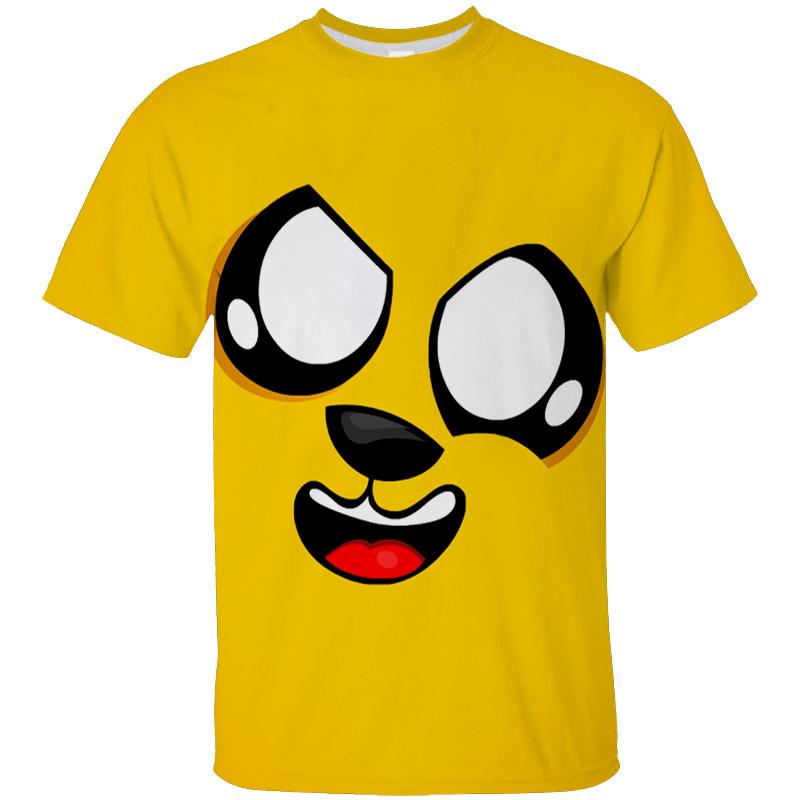 Children 3D Cartoon Tee Tops Kawaii O-Neck-MF00181-Veeddydropshipping