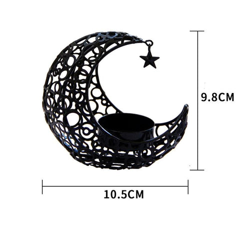 Mubarak Candle Holder Banner Ramadan Decoration-HA00583-Veeddydropshipping