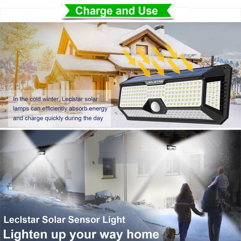 268 LED Solar Light Outdoor Solar Lamp With Human Body Motion Sensor-TI00847-Veeddydropshipping