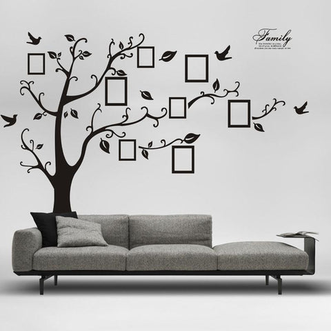 3D DIY Photo Tree PVC Family Wall Stickers-HA00227-Veeddydropshipping