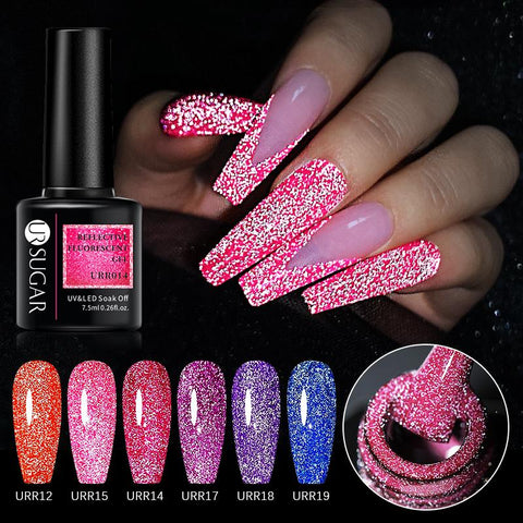 7.5ml Reflective Glitter Gel Nail Polish Winter Color Sparkling -BH01009-Veeddydropshipping