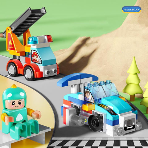 DIY Large Big Size Changeable Robot Building Blocks Set Gun Duploed City-TB01473-Veeddydropshipping
