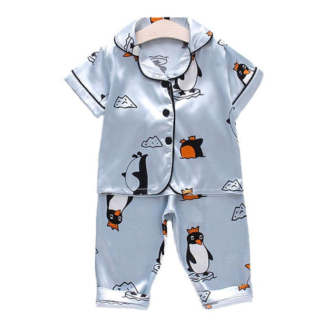 Children&#39;s Pajamas Set Baby Suits Kids Clothes Toddler Boys-TB01075-Veeddydropshipping