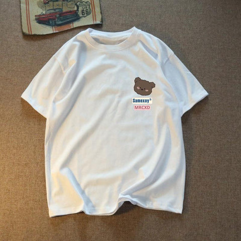 Women T-shirt Japanese Short Sleeve T-shirt-WF00067-Veeddydropshipping