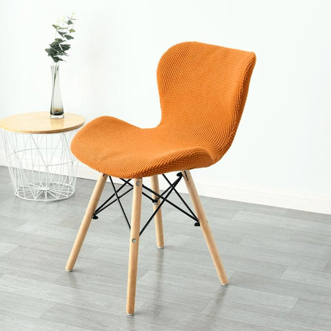 Curved Chair Cover Spandex Accent Chair Slipcover-HA00428-Veeddydropshipping