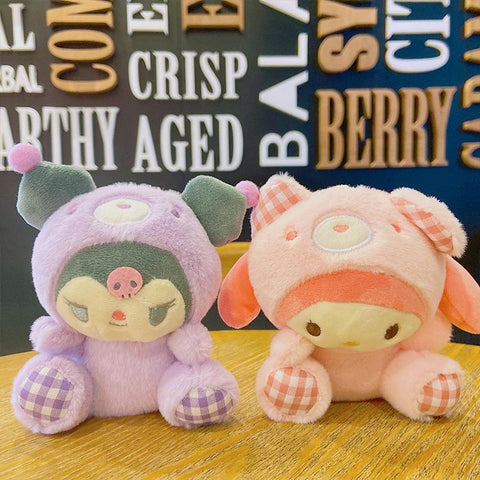 Sanrio Limited Kuromi Cinnamoroll Melody Plush Toy Doll Anime Kawaii-TB01548-Veeddydropshipping