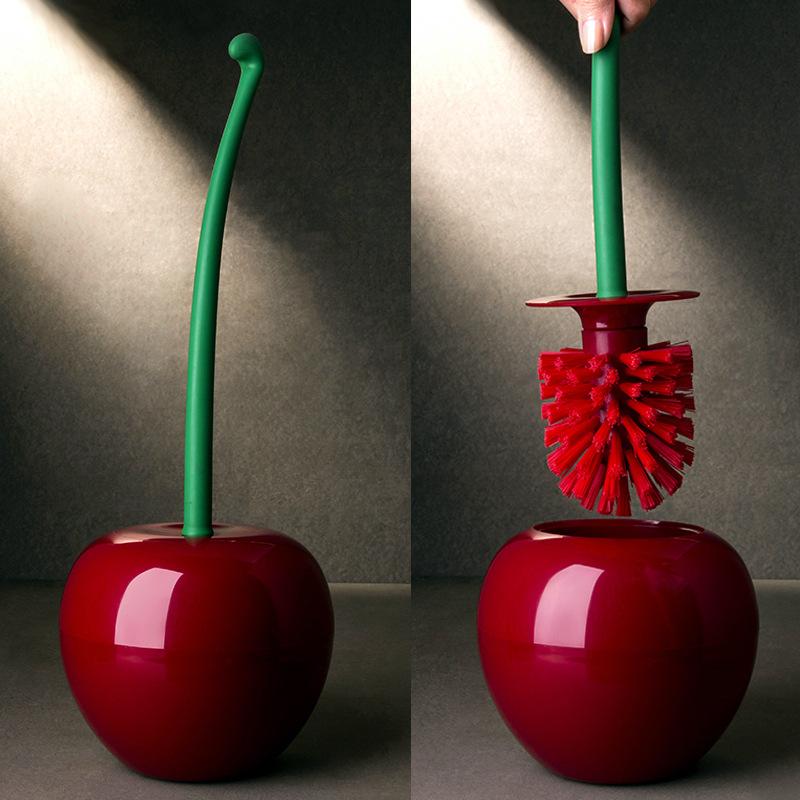 Base Cherry Long Handle Toilet Brush-HA01066-Veeddydropshipping