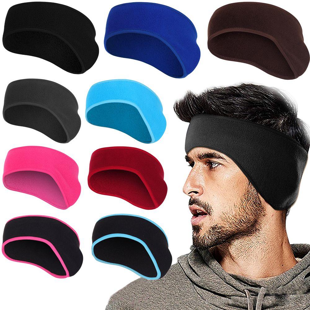 Fleece Fabric Ear Warmer Headband Winter Sweatband Running Headband -OS01222-Veeddydropshipping