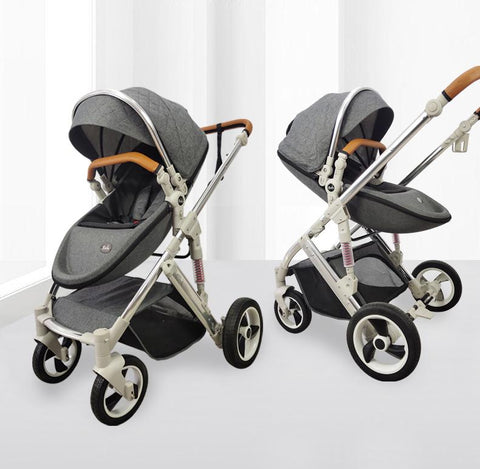 2 In 1 Baby Stroller Eggshell Type Is Suitable for Newborn Babies High-TB00383-Veeddydropshipping
