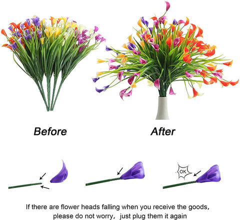 Artificial Flowers Calla Fake Flowers-HA00691-Veeddydropshipping