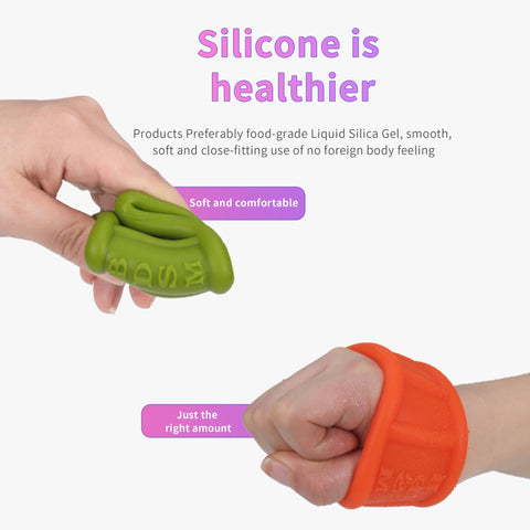 Soft silicone Ball Stretcher Scrotum Penis Bondage cock Ring Male Ejaculation Delay-BH01221-Veeddydropshipping