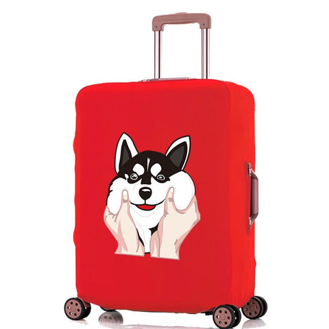 Dog Series Travel Accessories Elastic Luggage Dust Cover Apply-BS00750-Veeddydropshipping