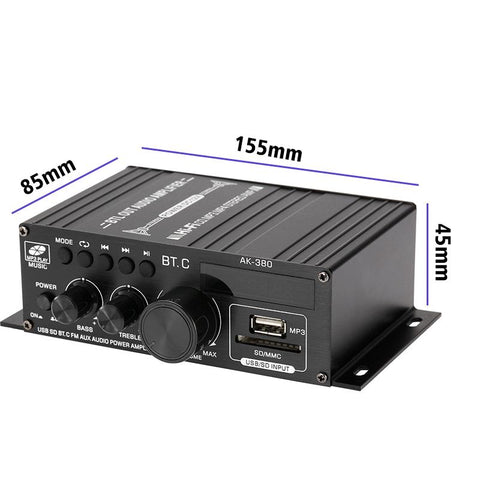 Bluetooth Amplifier Audio Karaoke Home Theater Amplifier-Veeddydropshipping