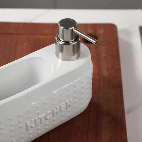 Dish Soap Dispenser with Sponge Holder-HA01024-Veeddydropshipping