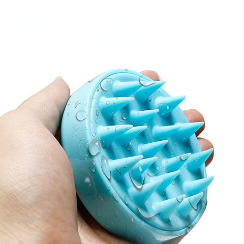 Soft Silicone Shampoo Brush Massage Shampoo Brush-BH01378-Veeddydropshipping