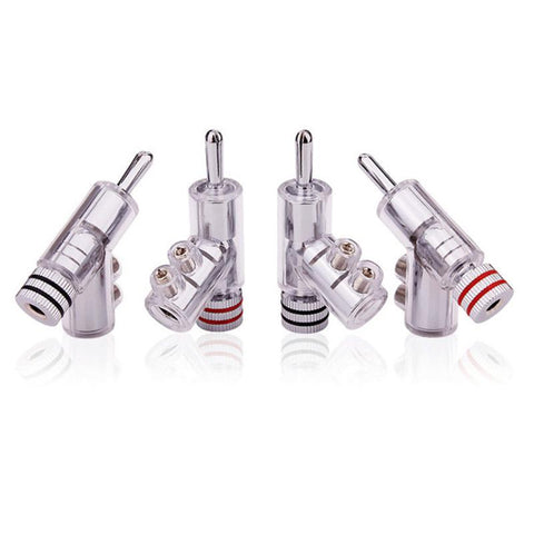 Banana Plug Hi-End Copper For 4mm Head Self-Locking Speaker Connector Audio-CE00210-Veeddydropshipping