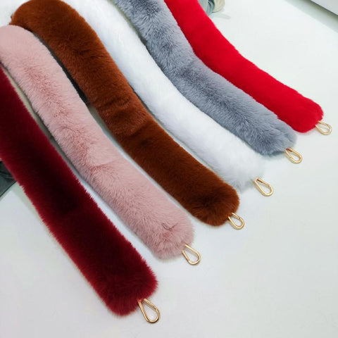 Bag Handbag Faux Fur Shoulder Bag Belts for Women for-BS00711-Veeddydropshipping