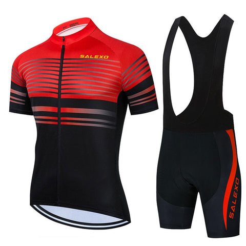 2023 New Team Cycling Jersey Set Man Summer MTB Cycling Clothing Short Sleeve -OS01069-Veeddydropshipping