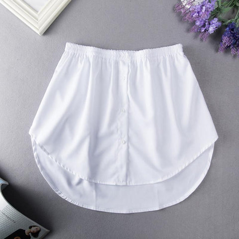 Underskirt Women Fake Shirt  Irregular Skirt-WF00035-Veeddydropshipping