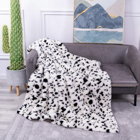Faux Fur Blanket Soft Warm Couch Sofa-HA00397-Veeddydropshipping