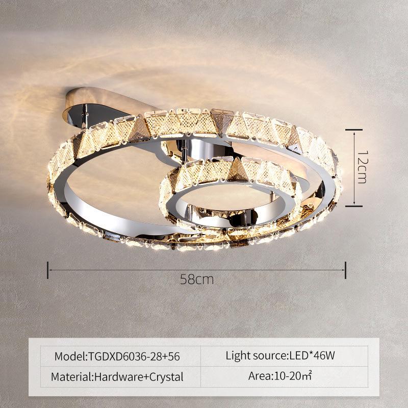 Modern Luxury LED Ceiling Lights Crystal-TI00267-Veeddydropshipping