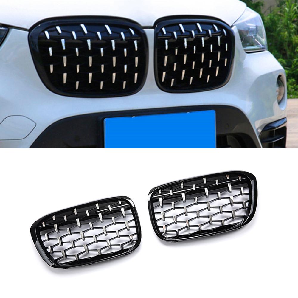 Auto Car Accessories For BMW X1 F48 2016-2019 Front Grille Middle-AM00088-Veeddydropshipping