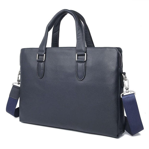 Leather 14&#39;&#39; Laptop Office Men&#39;s Briefcase Business Messenger-BS00480-Veeddydropshipping