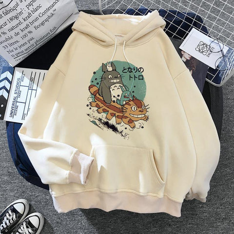 My Neighbor Totoro Harajuku Hoodies Women Studio Ghibli Kawaii Sweatshirt-TB01317-Veeddydropshipping