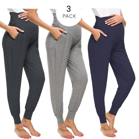 Liu &amp; Qu Maternity Women&#39;s Casual Pants Pregnancy Stretchy-TB00557-Veeddydropshipping