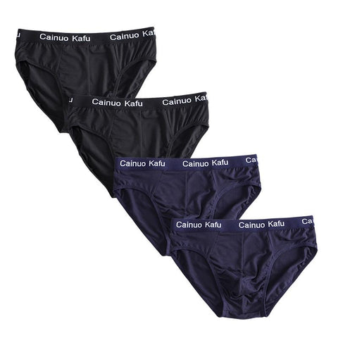 Male Solid Briefs Underpants for Men Brief Panties Mens Bikini-MF01635-Veeddydropshipping