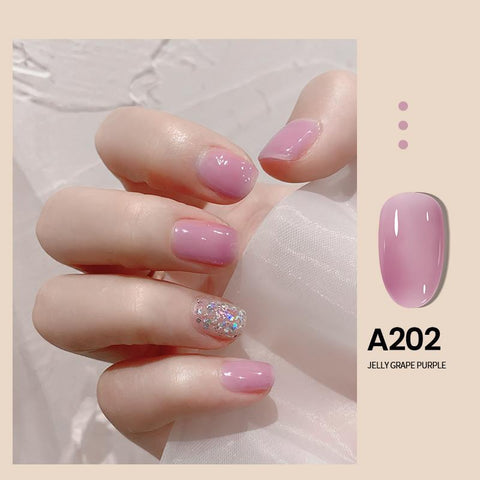 7.3ml Jelly Gel Nail Polish Transparent Nude Manicure Top -BH00979-Veeddydropshipping