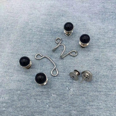 Detachable Retro Metal Buttons Snap Fastener Pants-HA00191-Veeddydropshipping