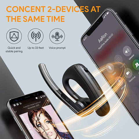 Newest K20 Wireless Earphones Bluetooth 5.2 Headphones Business Noise -CE01150-Veeddydropshipping