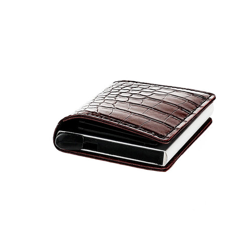 Cards Holders Leather RFID Wallet Mini Money Clips Business -BS00618-Veeddydropshipping