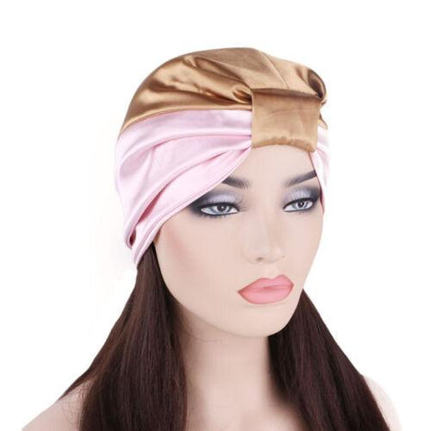 Women Silk Sleeping Cap-WF01077-Veeddydropshipping