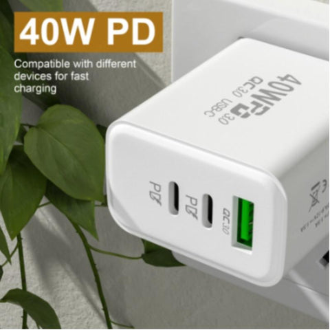 PD 60W USB C Fast Charger Phone Type C Quick Charge 3.0-PA00364-Veeddydropshipping