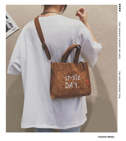 Bag Girl Shopper Fashion Casual Simple Handbag Cute Cartoon-BS00387-Veeddydropshipping