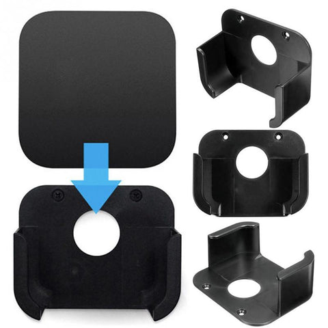 Black Square plastic Media Player Wall Mount Bracket-Veeddydropshipping