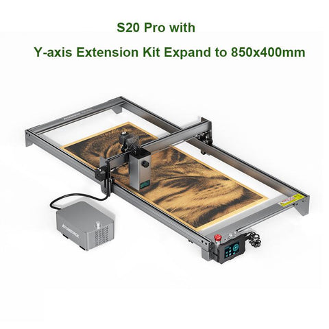 X20 S20 PRO 130W Four Laser CNC Engraving Machine M100 Module Supports Offline Engraving