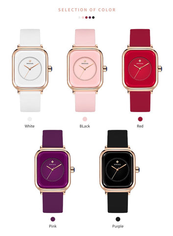 Luxury Fashion Square Quartz Wristwatch Waterproof -JW00952-Veeddydropshipping