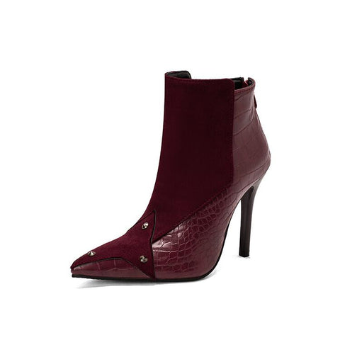 Women Spring / Autumn Fashion 11cm High Heels Pointed-BS00913-Veeddydropshipping