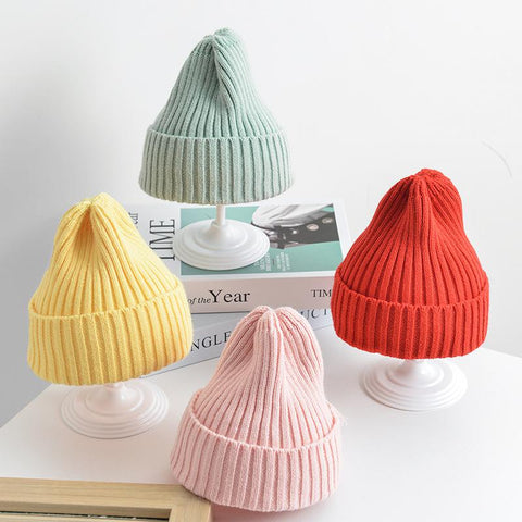 Kids Winter Hats for Newborn Boys Crochet Bonnet Toddler Girl Cap Children Baby-Veeddydropshipping-4