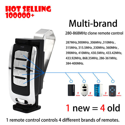 Garage Remote  Control Command Key Fob Transmitter-CO00577-Veeddydropshipping