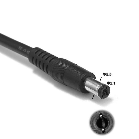 12V 5A 5.5mm x 2.1mm DC Car Charger Auto Cigarette Lighter Plug 20AWG 2m Cord-CE00108-Veeddydropshipping