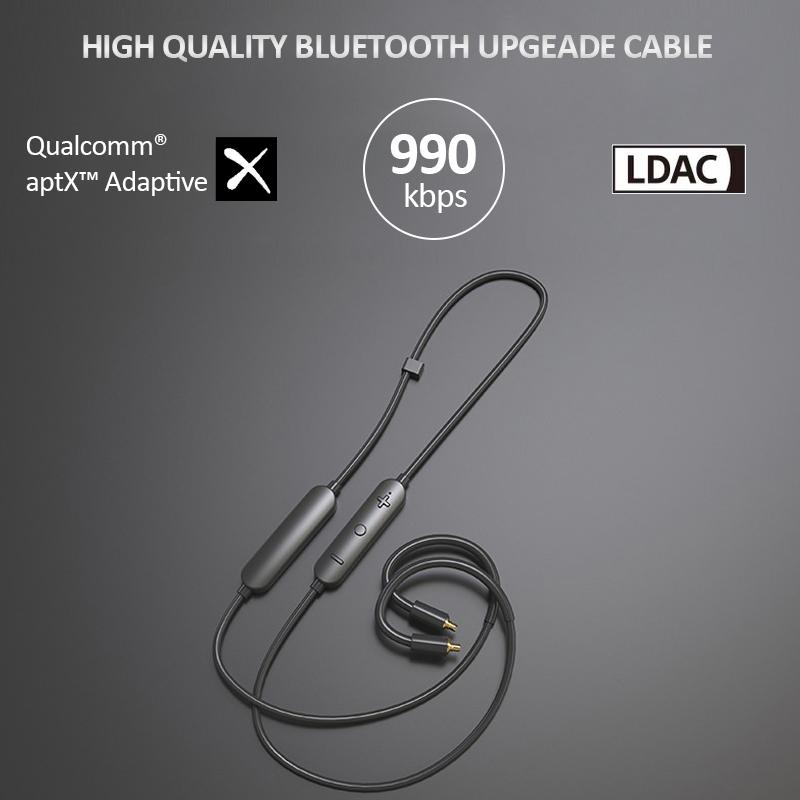 aptX Adaptive Headphones Bluetooth Cable with LDAC High Resolution -CE01137-Veeddydropshipping