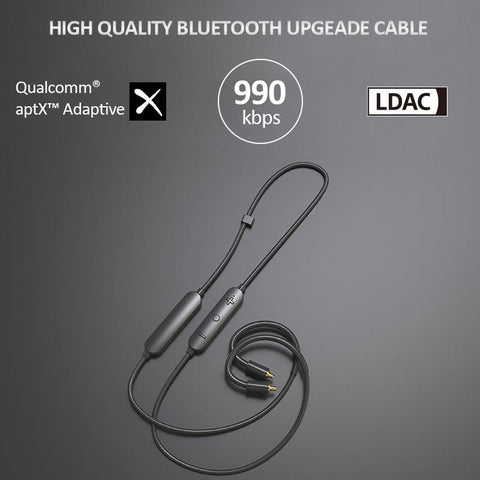 aptX Adaptive Headphones Bluetooth Cable with LDAC High Resolution -CE01137-Veeddydropshipping