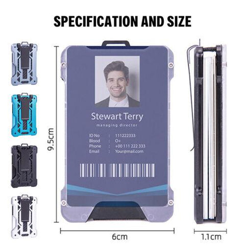 Alloy Slim RFID Blocker Card Holder-MF00774-Veeddydropshipping
