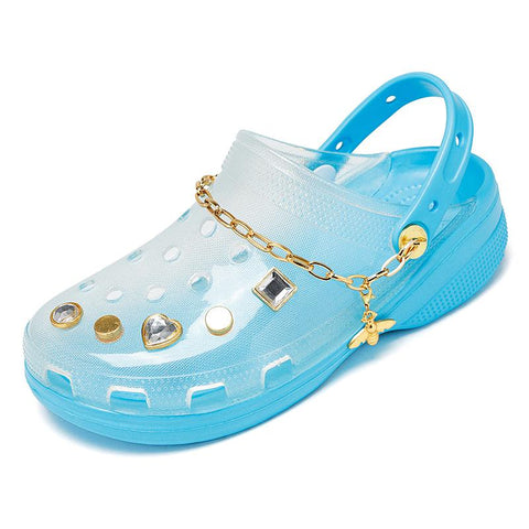 High Heels Chain Garden Shoes Outdoor Non-Slip Beach-BS00883-Veeddydropshipping