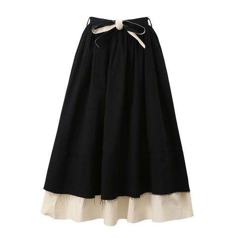 Half-body Skirt  Mid-length Niche Layer Fur Skirt-WF00416-Veeddydropshipping