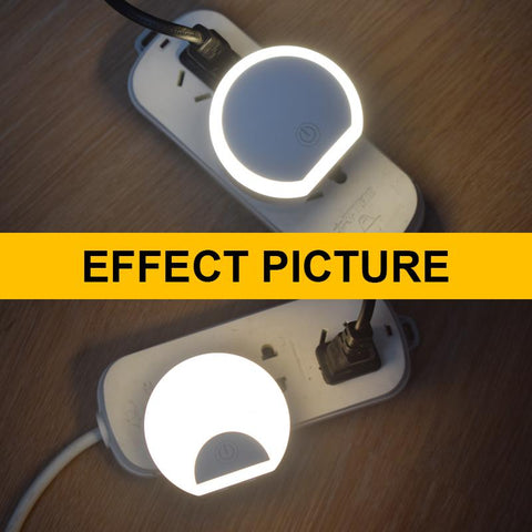 Multi-function America European Dual USB Sensor Lamp Charger with Night Light -CE00231-Veeddydropshipping